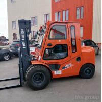 Дизельный вилочный погрузчик Heli 5т с кабиной отопителя