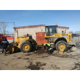 Фронтальный погрузчик замена сочленения