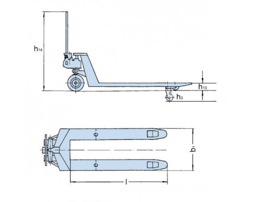Гидравлическая тележка PFAFF HU25-80TP