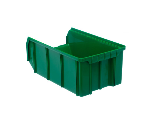 Пластиковый ящик Стелла-техник V-3-зеленый 342х207x143мм, 9,4 литра