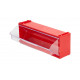 Короб откидной Стелла-техник F-300-1 , 300х96х112мм, красный, прозрачный