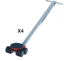 Роликовая платформа поворотная TOR X4 г/п 4тн