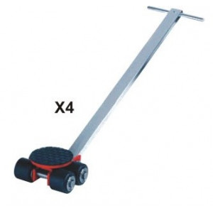 Роликовая платформа поворотная TOR X4 г/п 4тн