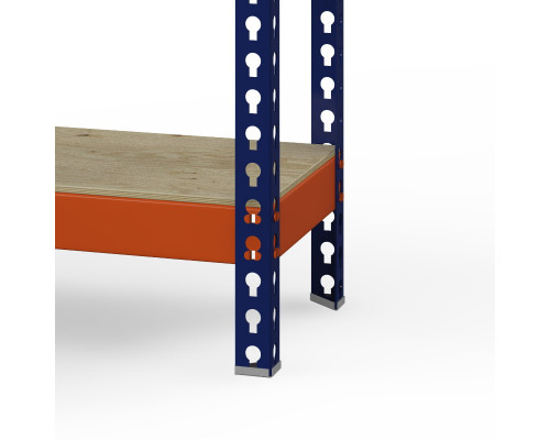 Стеллаж металлический Профи-Т 2500x1845x655 мм. Ярусы: фанера усил. 5 шт.