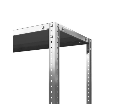 Стеллаж оцинкованный ТС Лайт, 2500x1000x400 мм., 6 полок