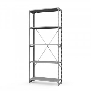 Стеллаж металлический ТСУ Универсал, 2500x1060x600 мм. Полки: метал. 5 шт.