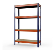 Стеллаж металлический Профи-Т 2000x1540x655 мм. Ярусы: фанера 4 шт.