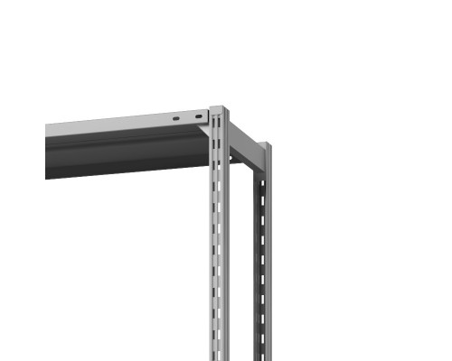 Стеллаж металлический ТСУ Универсал, 2500x1060x400 мм. Полки: метал. усил. 5 шт.