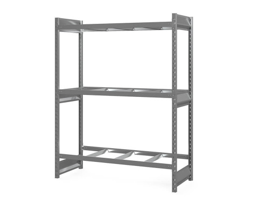 Стеллаж грузовой СГ Ультра (2000х2100х500 мм) 3 яруса, без настила, для шин, дисков, колес