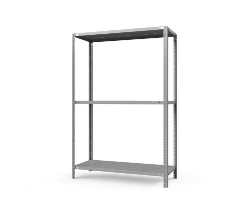 Стеллаж металлический ТС Лайт, 1800x1000x500 мм. Полки: 3 шт. метал. перф.