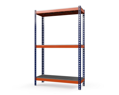 Стеллаж металлический Профи-Т 2000x1540x655 мм. Ярусы: оцинк. мет. перф. усил. 3 шт.