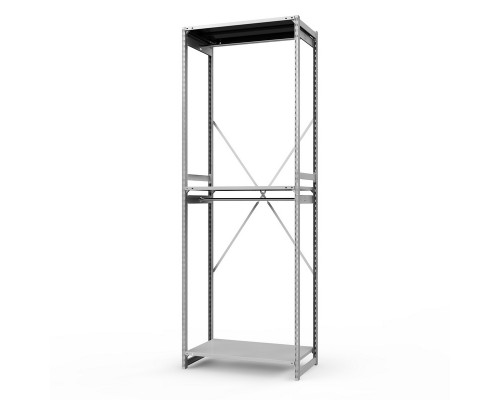 Стеллаж металлический ТСУ Универсал, 3000x1060x500 мм.Штанги: 2шт. Полки: метал. 3 шт.