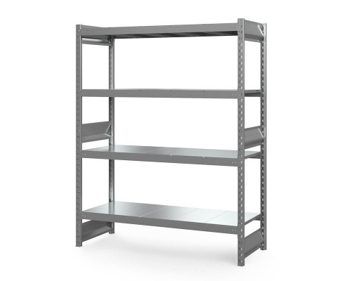 Стеллаж грузовой СГ Ультра (2000х2100х500 мм) 4 яруса, цинк