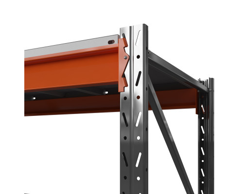 Стеллаж металлический Оптима, 3500x1250x785 мм. Ярусы: 5 шт. метал.