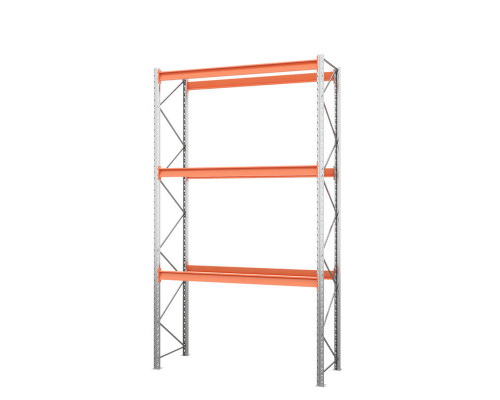 Стеллаж металлический паллетный (5000х2700х1100 мм), 3 яруса