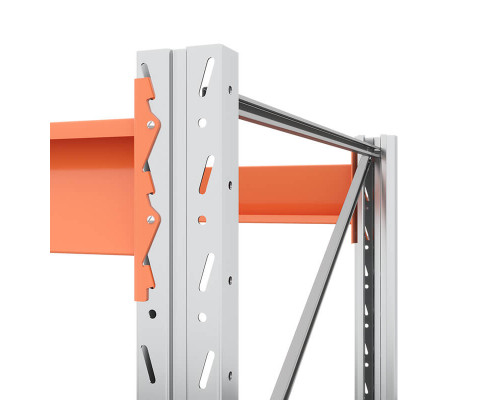 Стеллаж металлический паллетный (5000х2700х1100 мм), 3 яруса