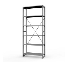 Стеллаж металлический ТСУ Универсал, 3000x760x600 мм. Полки: метал. перф.  6 шт.