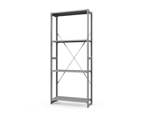 Стеллаж металлический ТСУ Универсал, 2000x1060x600 мм. Полки: метал. усил. 4 шт.