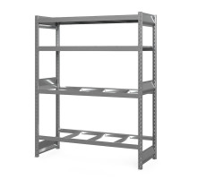 Стеллаж грузовой СГ Ультра (2000х1800х500) 4 яруса, без настила, для шин, дисков, колес