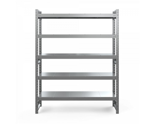 Стеллаж грузовой СГ Ультра (2500х1200х600 мм) 5 ярусов, цинк