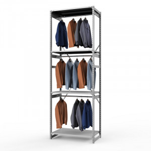 Стеллаж металлический ТСУ Универсал, 3000x1060x500 мм.Штанги: 3шт. Полки: метал. усил. 4 шт.