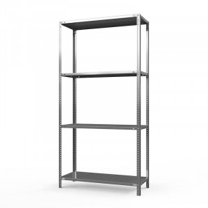 Стеллаж оцинкованный ТС Лайт, 2000x1000x500 мм., 4 полки