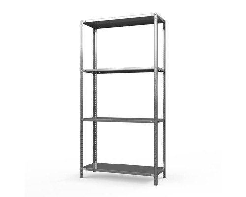 Стеллаж оцинкованный ТС Лайт, 2000x1000x500 мм., 4 полки