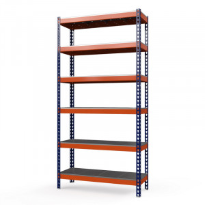 Стеллаж металлический Профи-Т 3000x1845x655 мм. Ярусы: оцинк. мет. перф. усил. 6 шт.