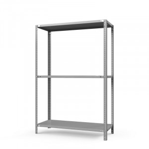 Стеллаж металлический ТС Лайт, 1800x1000x500 мм. Полки: 3 шт. метал.