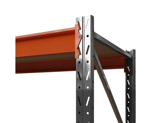 Стеллаж металлический Оптима, 3500x1530x785 мм. Ярусы: 5 шт. фанера