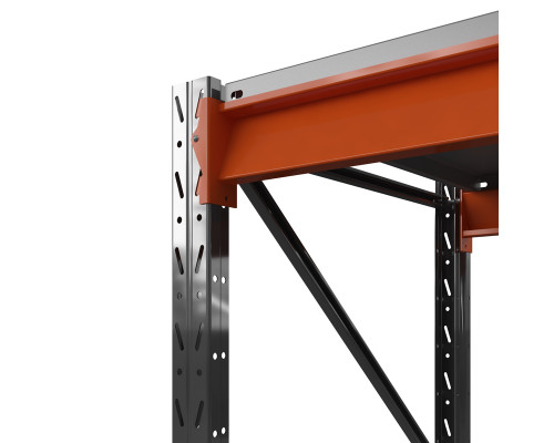 Стеллаж металлический Оптима, 4000x1250x785 мм. Ярусы: 6 шт. метал.