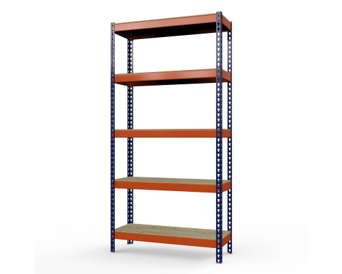 Стеллаж металлический Профи-Т 2500x1845x655 мм. Ярусы: фанера 5 шт.