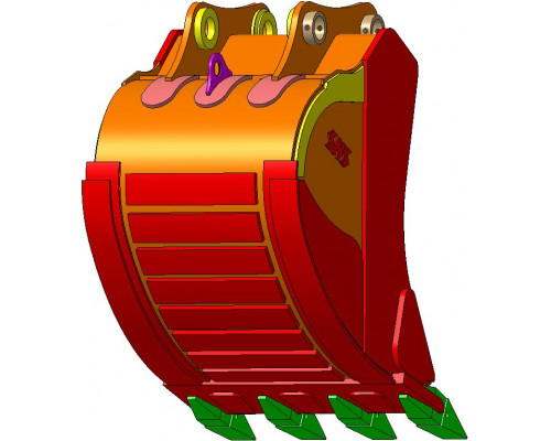 Сверхусиленные ковши для экскаваторов 25-31 тонн