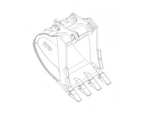 Сверхусиленные ковши для экскаваторов 25-31 тонн