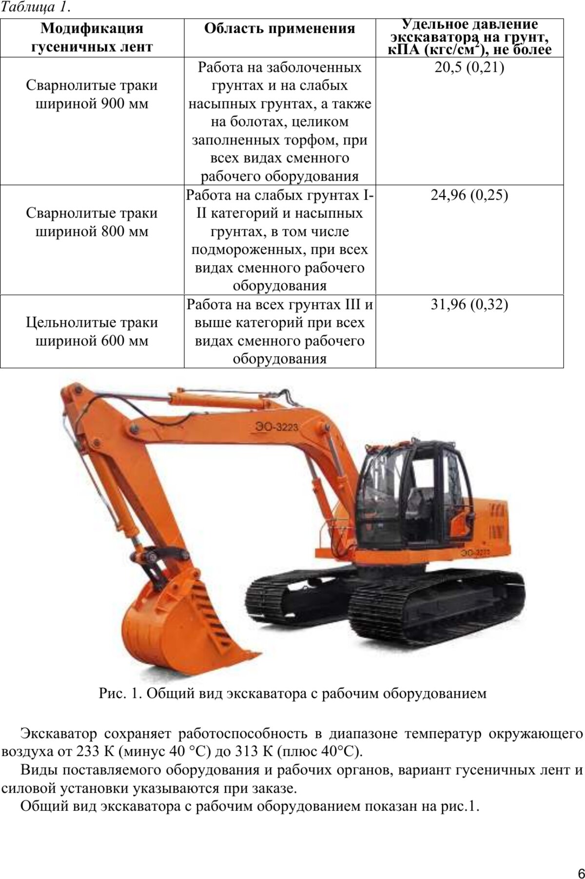 Общие размеры ЭО-3223А